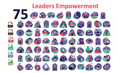 Leadership Empowerment Vector Illustrations