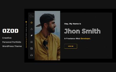 Ozod - Thème WordPress pour portfolio personnel