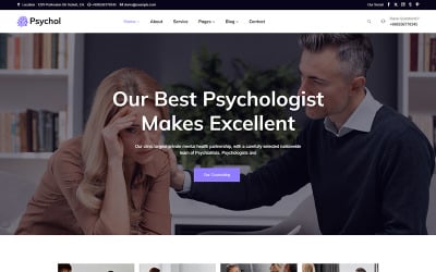 Psychol - Адаптивна WordPress тема для психології та консультування