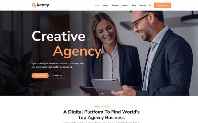 Rency - Creative Agency WordPress Theme