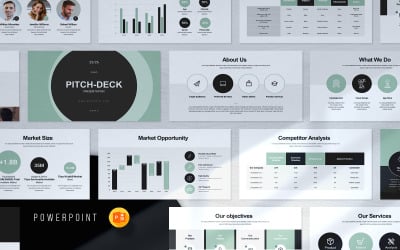 Шаблон бізнес-презентації Pitch Deck