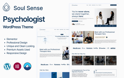 Soul Sense - Tema de WordPress para psicólogos, terapeutas y consejería psicológica