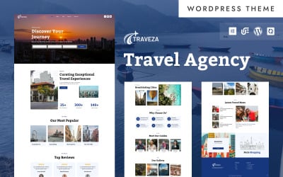 Traveza - Motyw WordPress Elementor dla agencji turystycznej i turystycznej