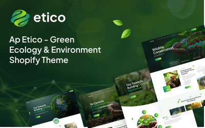 Ap Etico - Green Ecology &amp;amp; Environment Shopify Theme