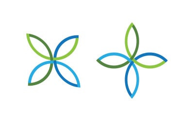 Beauty florist Nature vector icon design template v.3