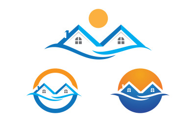 House Property concept icon logo template v.103