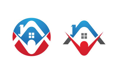 House Property concept icon logo template v.104
