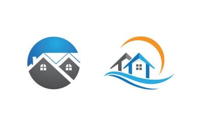House Property concept icon logo template v.105