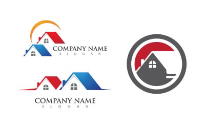 House Property concept icon logo template v.89
