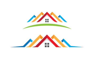 House Property concept icon logo template v.93