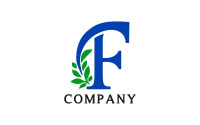 F Letter Custom Design Logo Template