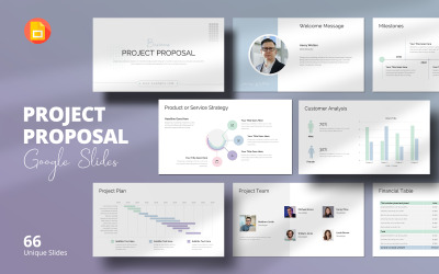 Modèle de proposition de projet professionnel Google Slides - Gagnez plus de projets