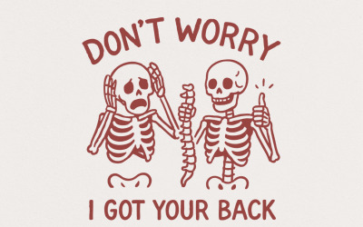I Got Your Back Skeleton PNG, Halloween Shirt png, Funny Cute Digital Download, Commercial Use, pod