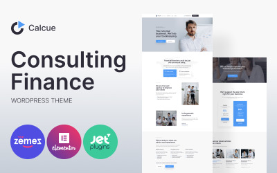 Calcue - Thème WordPress Consulting Finance