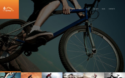 "Cycling Responsive WordPress Theme" Responsive WordPress thema №52475