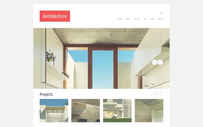 Joomla-mall för arkitekturdesign