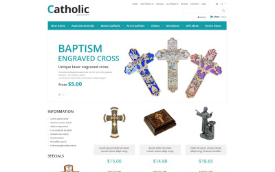 Modelo ZenCart da Igreja Católica