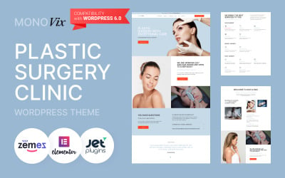 MonoVix - WordPress-Theme für Klinik für plastische Chirurgie