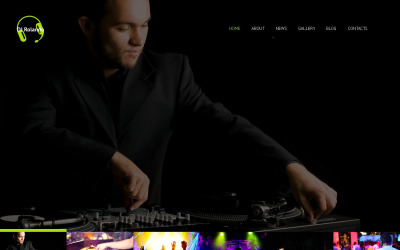 Music Responsive WordPress Theme Tema WordPress №52476