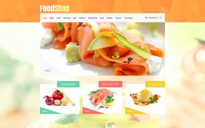 Responsive Food Shop Woocommerce #52488