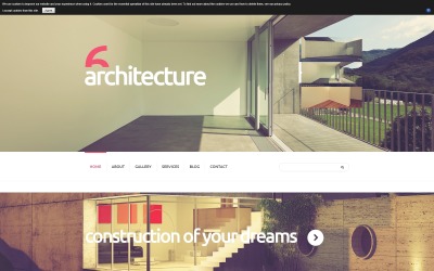 Responsywny szablon Joomla Art of Building #52409