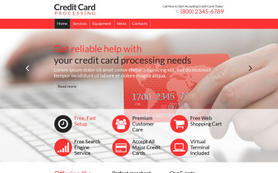 Reszponzív Accounting WordPress sablon 52467