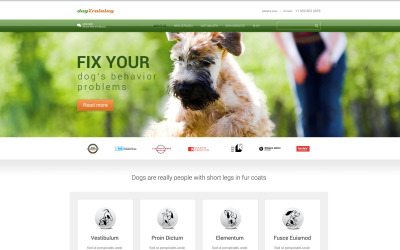 Reszponzív Kutyák témakörű WordPress sablon 52440