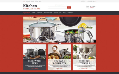 Тема Magento для кухонной утвари