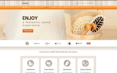 Thème WordPress pour sauna