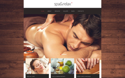 Website Vorlage namens "Relaxation Beauty" #52446