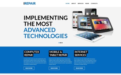 WordPress Theme namens "Computer-Reparaturservice" #52468