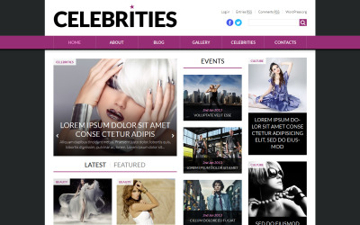 World Fashion News Portal WordPress-tema