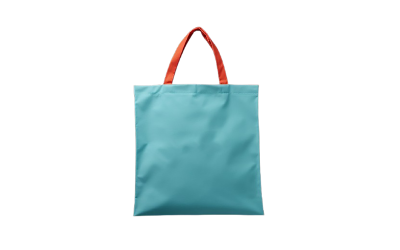 Blue tote bag png background