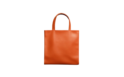 Braune Damen-Einkaufstasche PNG-Hintergrund