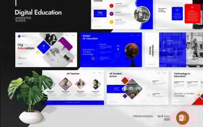 Digital Education Presentation Template 2025