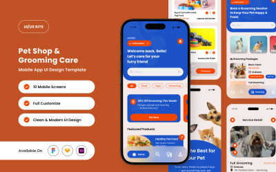 FurNest – Designmall för app för djuraffär