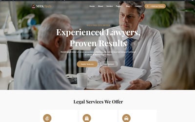 Mrktech - WordPress-thema voor advocaten en notarissen