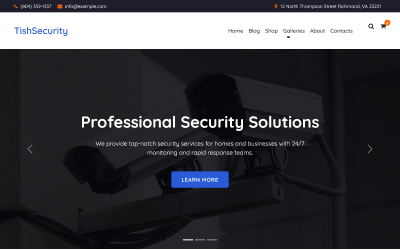 TishSecurity - Security WooCommerce Theme