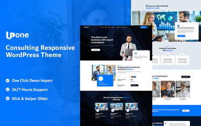 Upone - Tema WordPress adaptable para consultoría