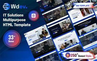 Wdev - Multipurpose Responsive Website Template