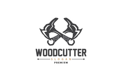 Ax Logo Houtbewerkingsgereedschap Zwart V9