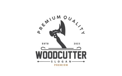 Ax Logo Wood Cutting Tool Black V7