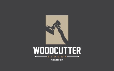 Ax Logo Wood Cutting Tool Black V8