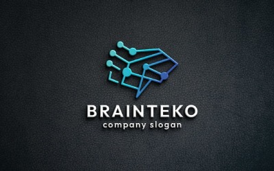 Brain Technology System Logo
