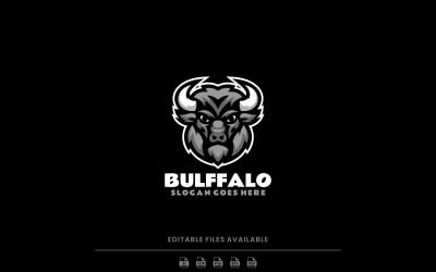 Buffalo mascot Logo Design