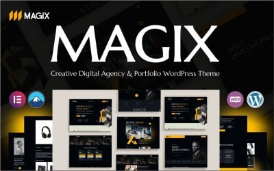 Magix – Creative Digital Agency & Portfolio WordPress Theme