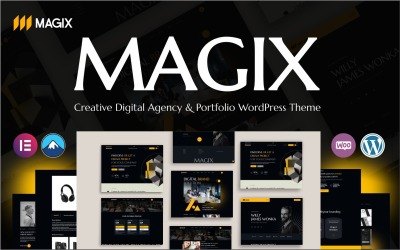 Magix – Kreatywna Agencja Cyfrowa i Motyw WordPress Portfolio