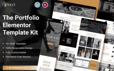 Nexoot - Kit de modèles de portfolio de photographie moderne