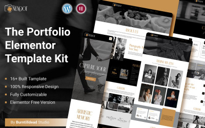 Nexoot - Modernt portfolio-mallkit för fotografi