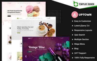 Uptown - Yaz ve Şaraplı Çay - E-ticaret için Duyarlı Shopify Teması